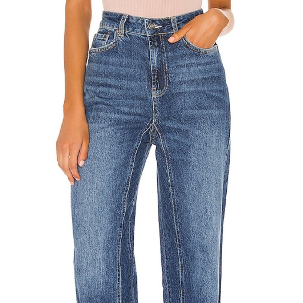 Free People Relaxed Straight Leg Jeans